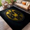 Borussia Dortmund Print Rug, Washable Floor Carpet, For Entryway Dorm Laundry Room Office Study, Home Decor Birthday Christmas Gift