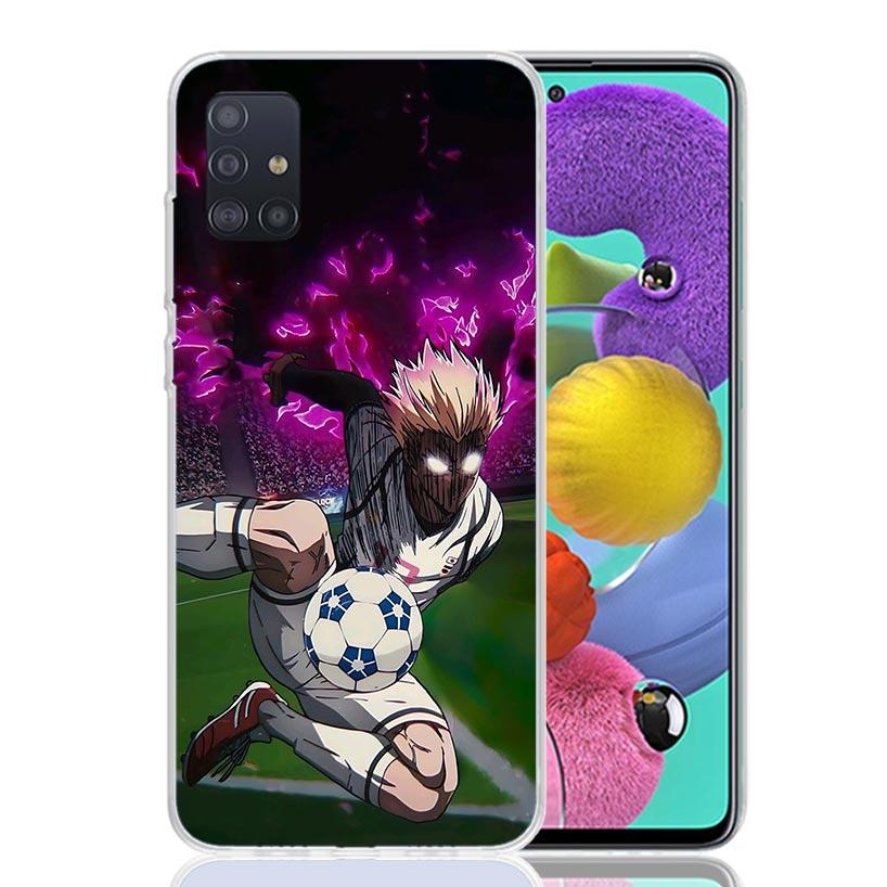 Blue Lock Shidou Ryusei Phone Case For Samsung Galaxy A52 A32 A22 A12 A02S A50S A30S A51 A31 AA71 Note 20 Ultra 10 S10 Plus Gala