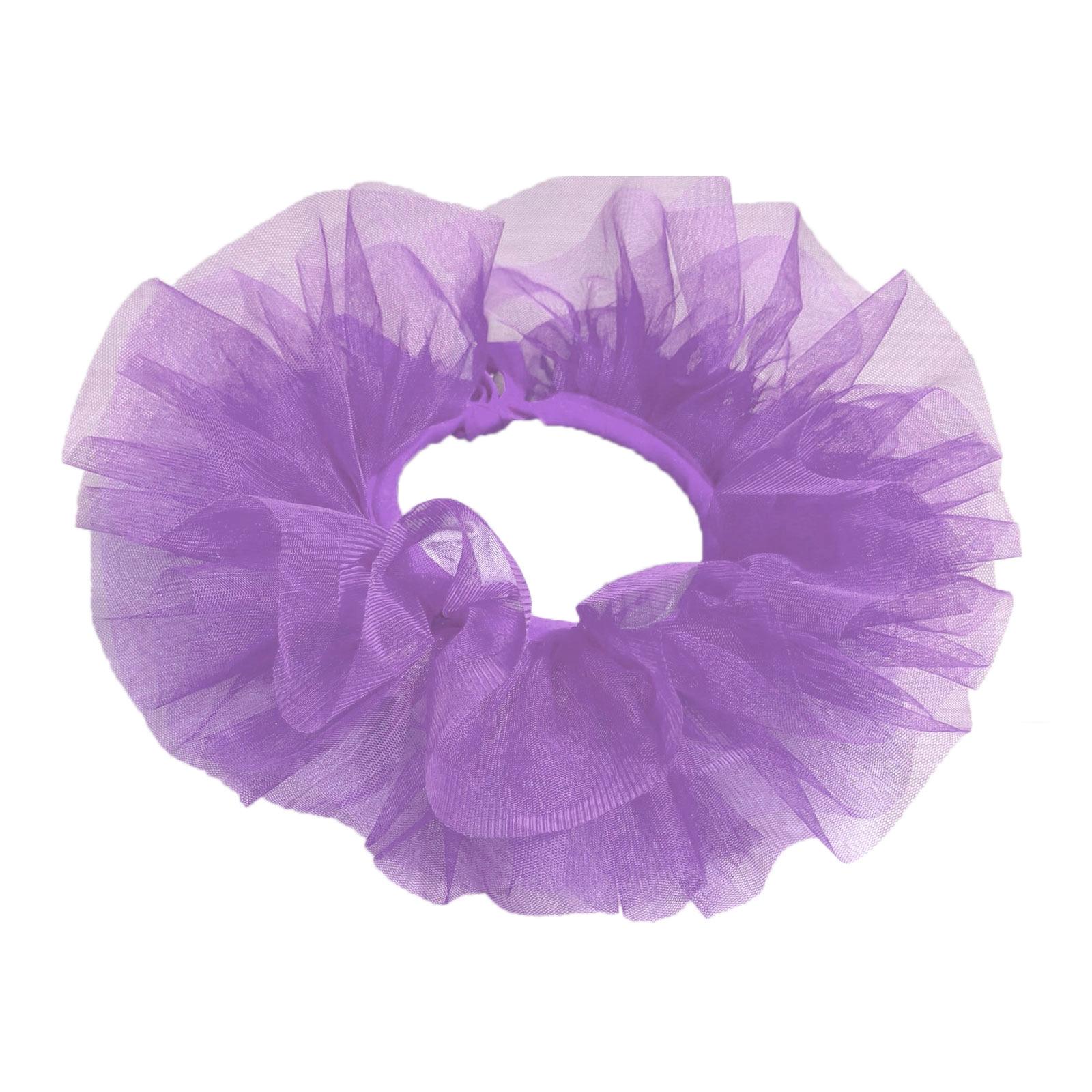 

Регулируемая лента для девочки, сетчатый накладной воротник, шаль, оборка, 3 слоя, шарф, накидка, клоун, чокер для костюмированных вечеринок