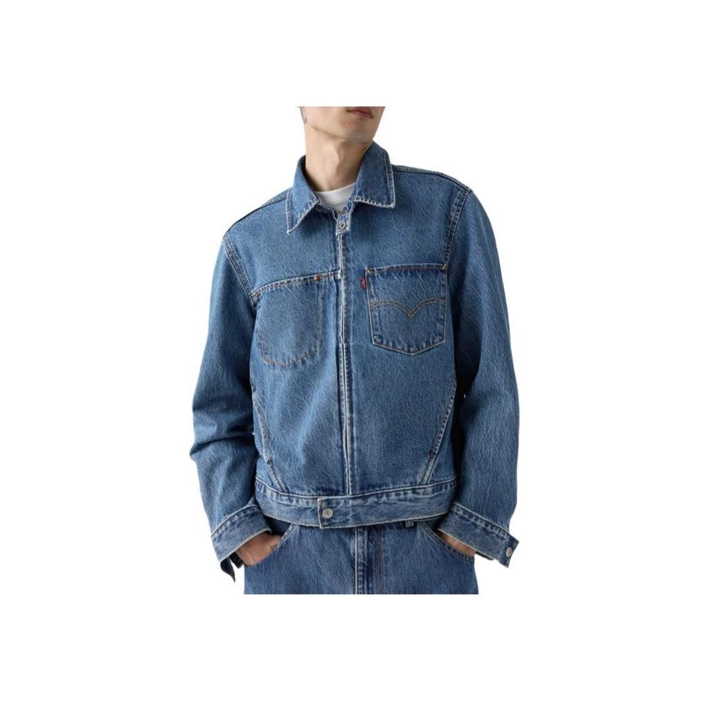 Levis Comfortable Versatile Casual Lapel Loose Denim Jacket Men Jackets 003M3-0001
