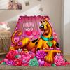 Halloween fantasy comedy adventure cartoon movie Scooby-Doo blanket soft home furnishing nap decoration four seasons warm Sherpa blanket U14