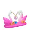 Elegance Swan Couple Car Ornaments - High-End Perfume Decor for Center Console