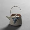 Japanese Style Ceramic Blue and White Antique Glaze Teacup Elegant Beautiful Teapot Kung Fu Kettle Coffee Mug Chinese Tea Pot