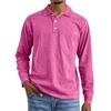 Men'S Knitted Shirt Street Casual And Fashionable Long Sleeved Top
