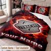 FC Utrecht Printed Bedding Set Custom Name Text 1 Duvet Cover 2 Pillowcases For Bedroom