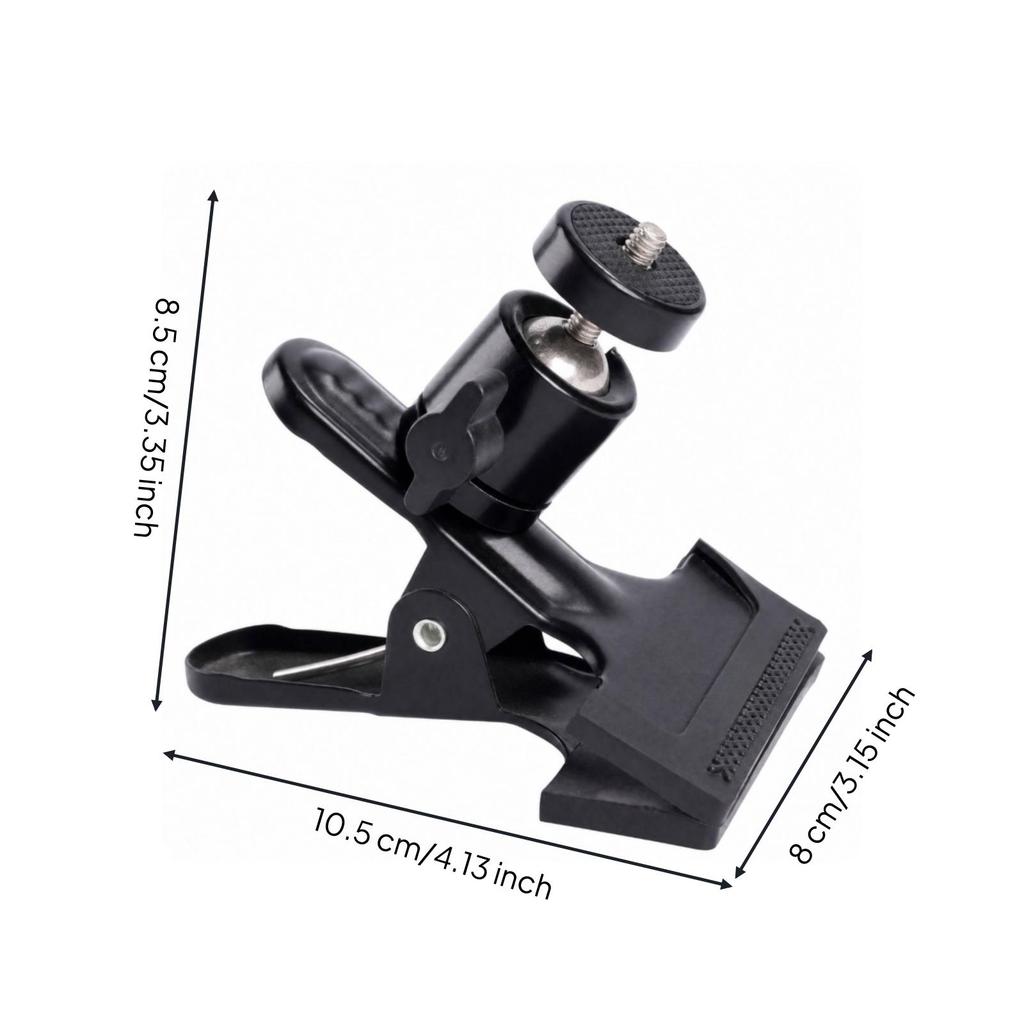 Clamp-Style Camera Mounting Bracket Multi-Function for Tabletop Recording