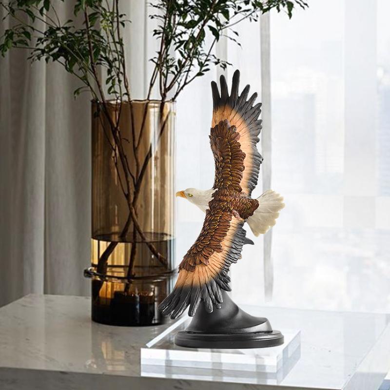Adler Statue Skulptur Kreative Kunst Figur Adler Ornament für Tischmittelstücke Kamin Einweihung Büro Dekorativ