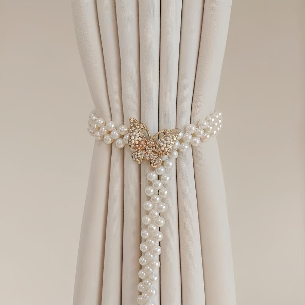 Without Punching Curtain Binding Rope Pair