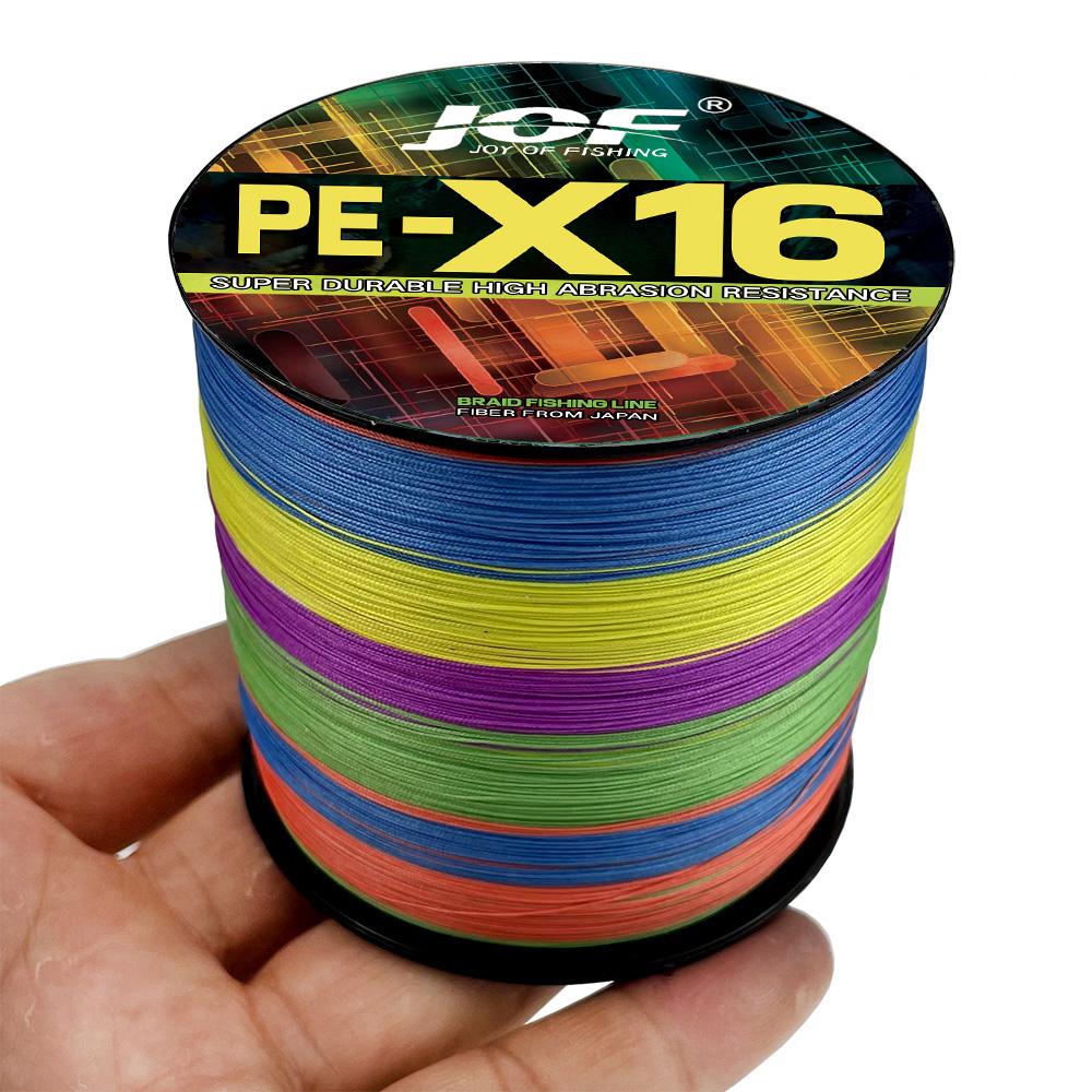 High Strength 16 Strands 0.8#-20.0# Original Braided PE Fishing Line 100M Saltwater Weave Cord Boat/Sea Fishing Accessories Pesca