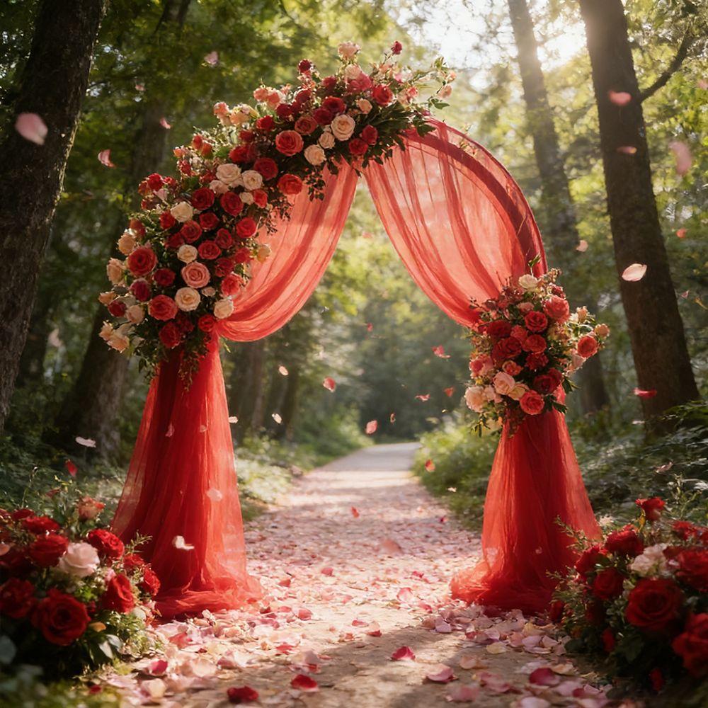 Rod Pocket Backdrop Curtains Multicolor Photography Background Drapes  Wedding Decor