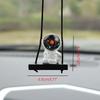 Swing Astronaut Shaped Car Pendant Cartoon Car Rear View Mirrors Hanging Ornaments Resin Interior Decoration