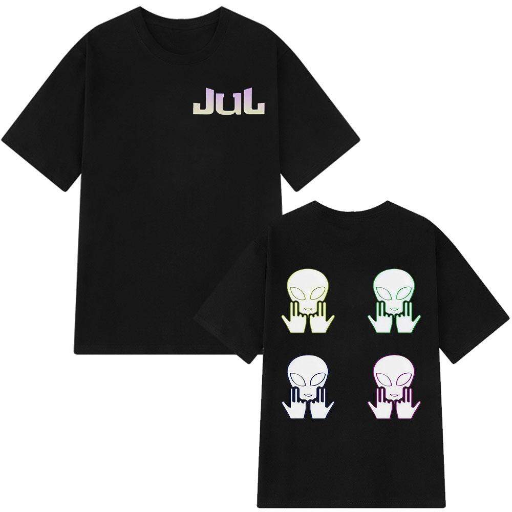 Rapper Jul Graphic Vintage Tshirt Unisex Women Fashion Hiphop T Shirt 2026 Summer New Shortsleeved Cotton Aesthetic Tshirts