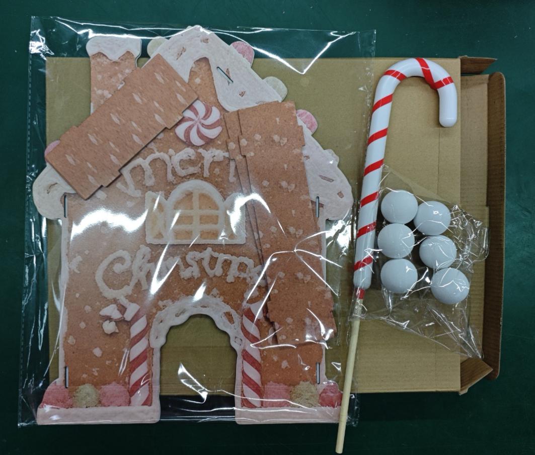 

Gingerbread Golf Activity Collection Portable Golf Playthings Holiday Enjoyable Activity Simple Installation great for daily use 1 Set
