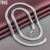925 Sterling Silver Inlaid with 6MM Snake Chain Fashionable Wedding Jewelry