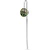 Green Prairie Donkey Stainless Steel Metal Bookmark Long Bar Page Marker with Round Ornament Read...