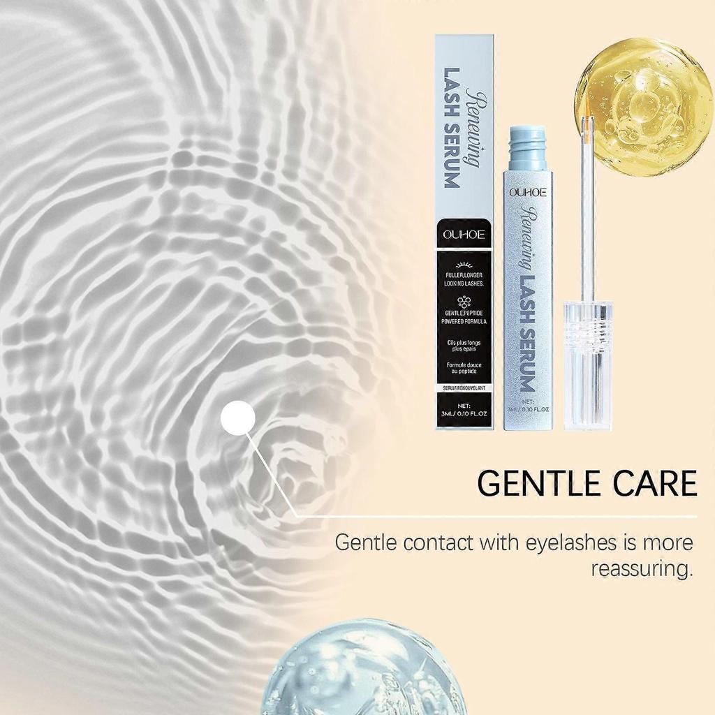 Ouhoe Eyelash Serum Gentle And Moisturizing, Curling, Lengthening, Natural Eyelashes, Daily Portable, Smudge-Proof Care Solution