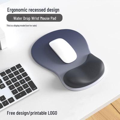 Ergonomisches Mauspad mit Handballenauflage aus Silikon mit Farbverlauf – rutschfestes, verdicktes Design