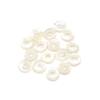 5Pcs Mini Round Natural Freshwater Shell Big Hole Loose Beads for Jewelry Making DIY Necklaces Bracelets Earrings Accessories 8-12 Mm