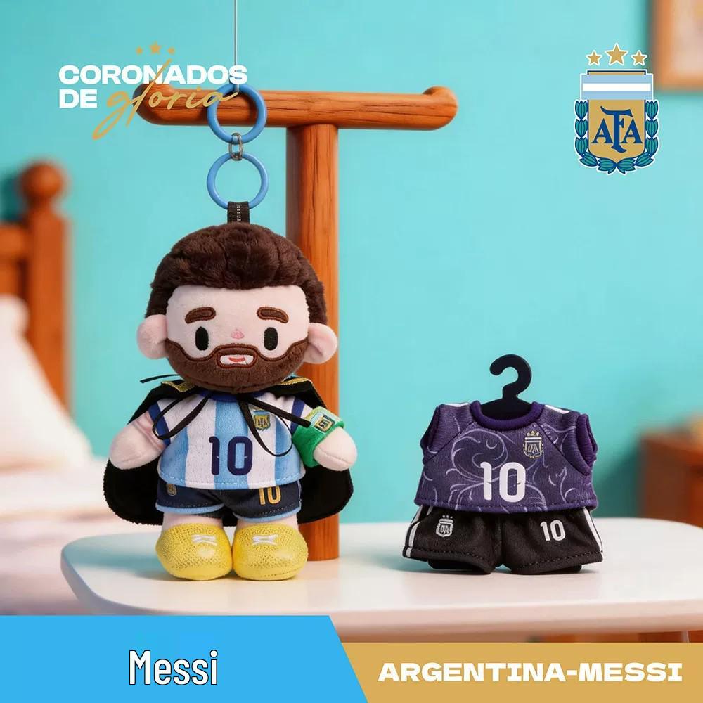Genuine 2026 USA-Canada-Mexico World Cup Messi Plush Doll 17CM