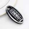 For Nissan Leaf Micra Qashqai J11 J10 X Trail T32 Versa Note Patrol Key Fob Cover 5 Buttons TPU Car Key Case Cover Accessories