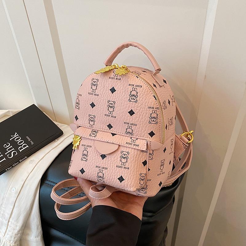 Ryggsäck damryggsäck damnyhet mode high-end skolväska högskolestudent resehandväska trend