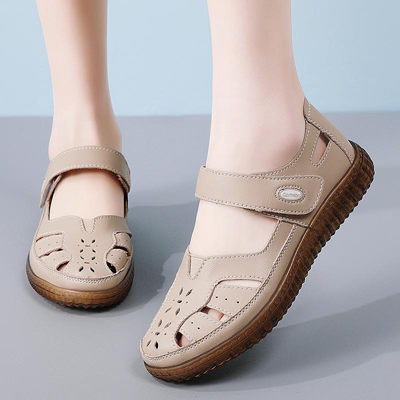 35-42 Dámské Letní Nadměrné Velikosti Prodyšné Módní Děrované Boty Ležérní Dámské Boty Sandály Zahradní Boty