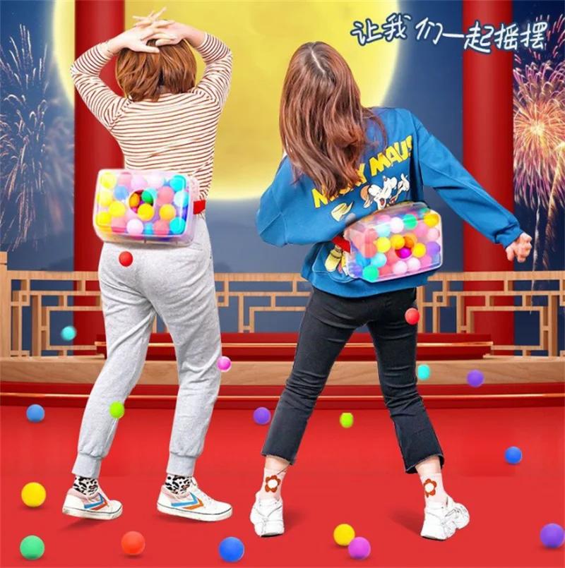 Shaking Swing Balls Party Games Hip Dance Box Game Set Sport Competition Interactive Multiplayer Funny Game Party Toy 30 Balls