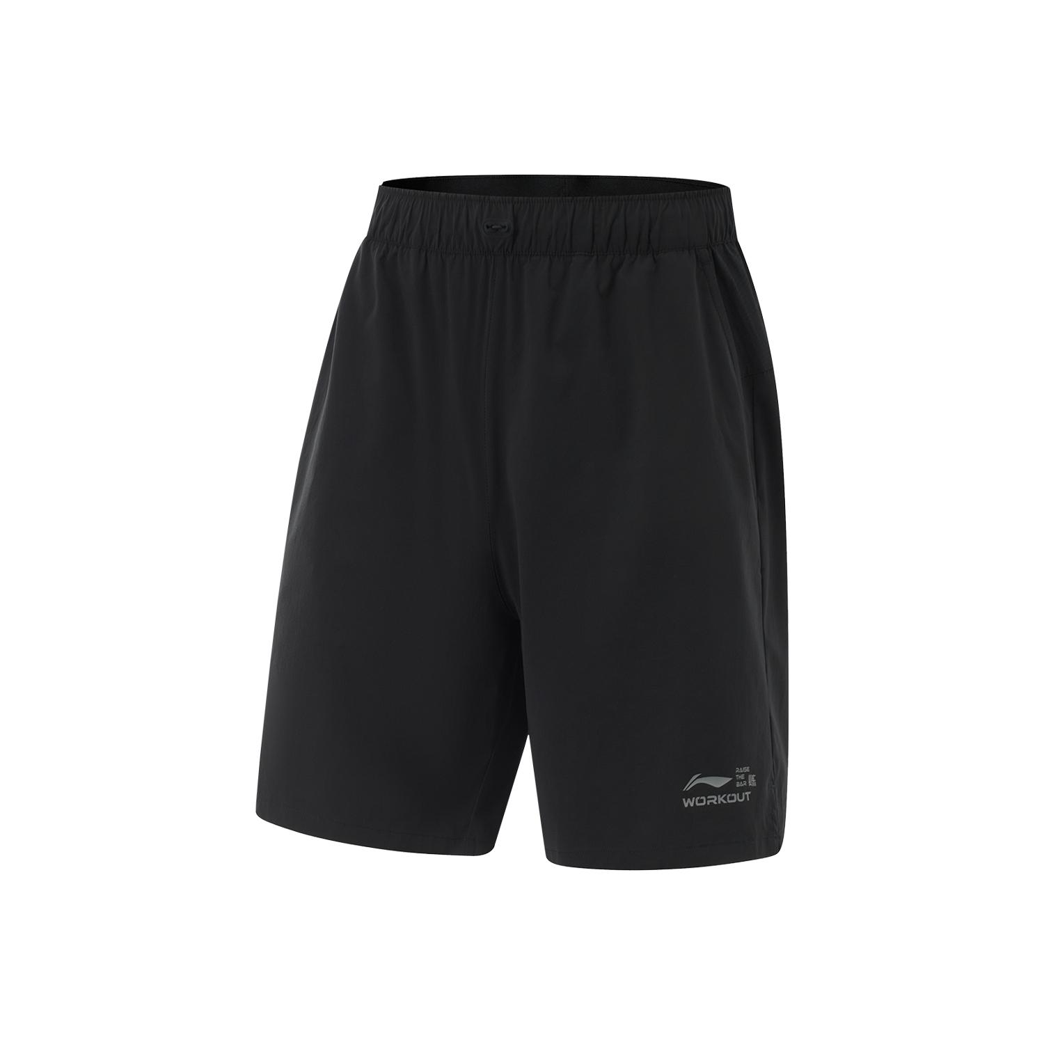 

Li-Ning Quick-Dry Cool Woven Sports Shorts Men shorts Black AKSV011-1