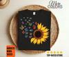 Butterflies Sunflower Cute Butterfly T-Shirt, Lepidopterology Unique Botanical Gifts Insect Lover Present Outfit, Entomologist Entomology,