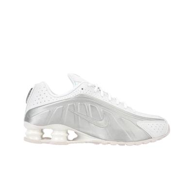 Shox R4 White Bright Crimson