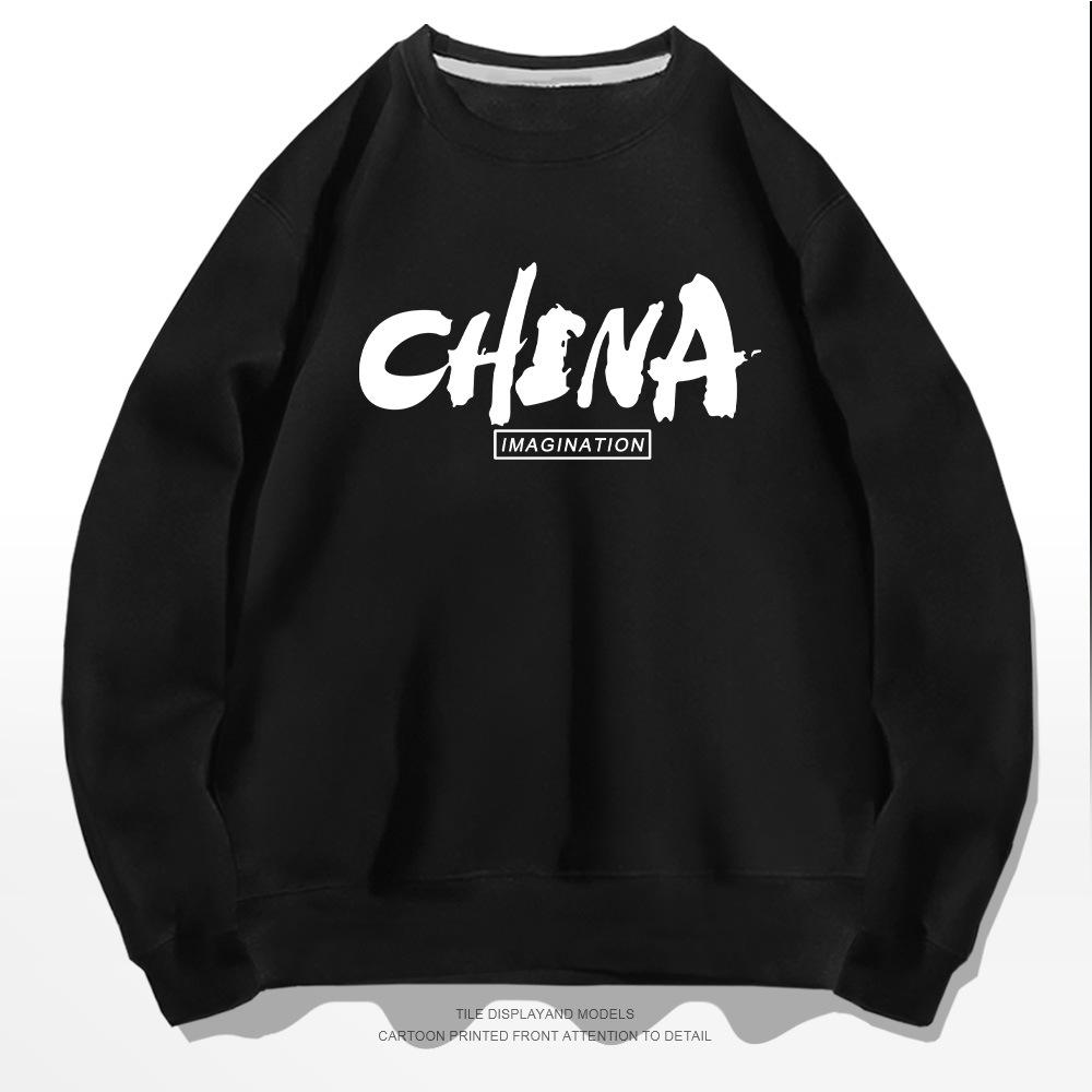 Spring and Autumn New Crew Neck Sweater Autumn Clothing Men s and Women s Loose Shoulder Top Jacket Simple Casual Youth Long Sleeve Clothes XXS
