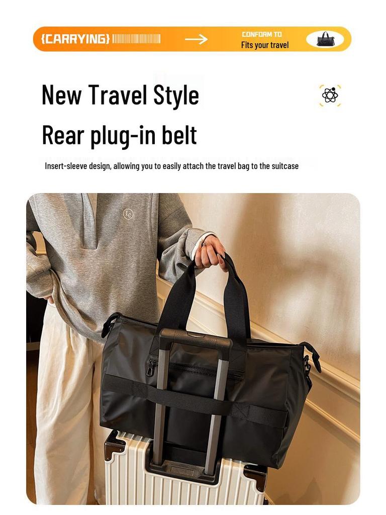 Women's Versatile Cross-Border Fitness Bag: Fashionable Sports Tote for Travel, Short Trips, and Commutes