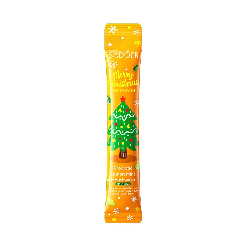 Christmas Probiotic Mouthwash Strip 10ml SADOER Lemon Mint Manufacturer