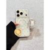 Magnetic Suction · Cute Color Polka Dot Mirror Bear IMD Double-layer Mobile Phone Case, Suitable for iPhone171615 Anti-drop.