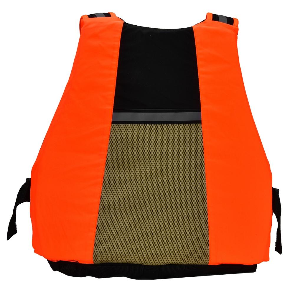 Kayak Natación Adulto Chaqueta de Flotabilidad Chaleco Salvavidas Correa Reflectante con Silbato (naranja)