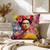 AArt Frida Kahlo Pillow Case for Sofa Living Room Home office Decor Protective Cover