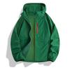 Summer Sunscreen Clothing Lightweight Casual Color Contrast Outdoor Long-sleeved Thin Cool Breathable Cycling Hooded Sunscreen Clothing