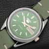 VINTAGE SEIKO 5 AUTOMATIC REFURBISHED JAPAN MENS GREEN DIAL WATCH a440613-9 Sk-a440613-1