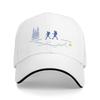 Unisex Women Camino De Santiago Buen Camino Sandwich Hat   Vintage Baseball Caps Polyester  Sun Hats Breathable Sun Caps Summer