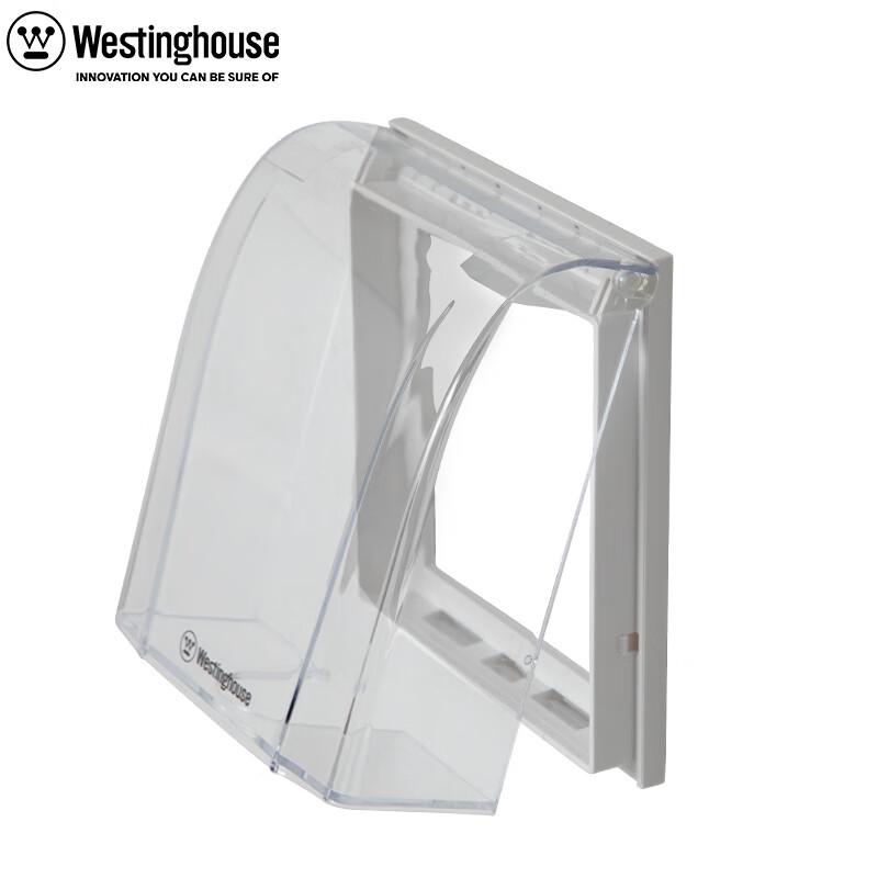 Westinghouse Universal 86-Type Waterproof Switch Socket Cover прозрачный белый