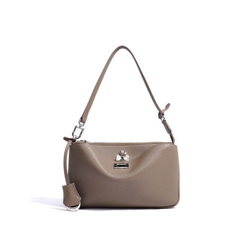 Women's bag, baguette armpit bag, women's new women's portable leather large-capacity girls' premium shoulder bag