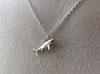 Hip Hop Fashion Sliver Color Stereo Animal Shark Pendant Necklace for Women Men Simple Punk Collar Chain Jewelry Accessory Gifts