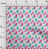 oneOone Cotton Flex Fabric Circle Geometric A  Printed Craft Fabric BTY 40 Inch