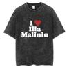 Vintage Washed Ilia Malinin World Champion Graphic T Shirt Mens High Quality Fashion Cotton Short Sleeve Tshirt Yk Streetwear