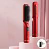 Lazy hair straightening comb without damaging hair, wireless portable mini electric curling comb, negative ion care and electric curling stick