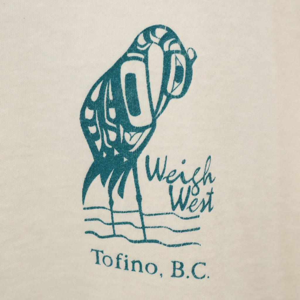 WAVES 90er Jahre Hergestellt in Kanada Altes Tofino B.C.. Kurzarm T-Shirt Herren Gebraucht