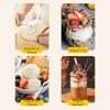 Food Grade Greek Yogurt Strainer Fine Mesh Large Capacity Yogurt Filter Homemade with Lid Whey Separator for Home Dessert
