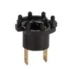 Yctze 1 Pair Headlight Socket Holder B28V510A3, Car Headlight Bulb Socket Adapter Holder for Mazda 3 5 323