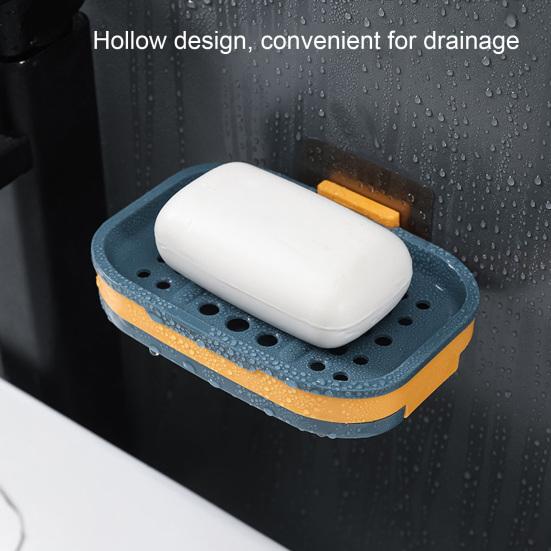 

Полезный съемный быстрый дренаж выдолбленный Сильная несущая двухслойная выдвижная коробка Мыльный лоток Бытовые принадлежности