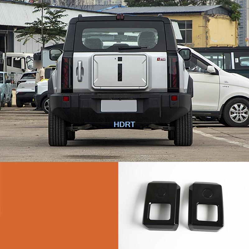 Car Front Rear Fog Light Cover Lamp Cover Protector Decoration Accessories Exterior Sticker For Chery Jaecoo 6 J6 iCAR 03 2024 +
